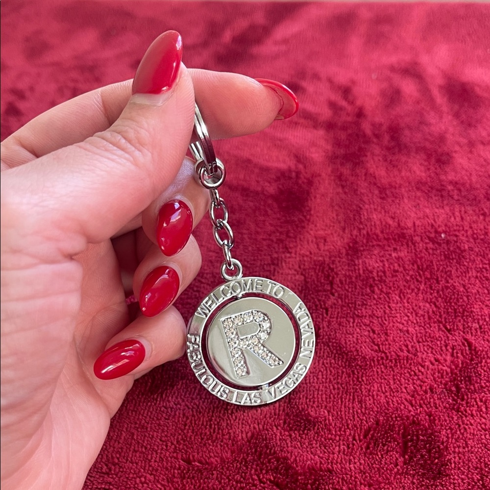 Keychain with 'R' Letter